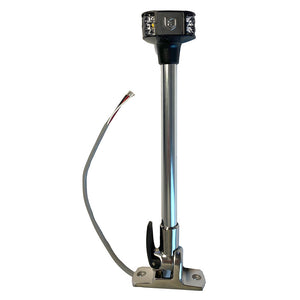Attwood LightArmor Fold-Down Anchor/Masthead Light - 12" - 12V [7812-S-7] - BuoyMart.com  Navigation Lights Attwood Marine