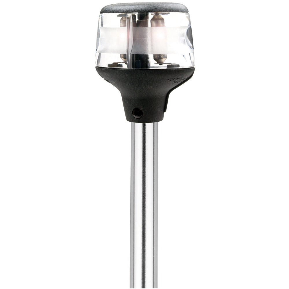 Attwood Fold-Down Incandescent Anchor/Masthead Light - 20" Horizontal Composite Base - 12V [7202-P-7] - BuoyMart.com  Navigation Lights Attwood Marine
