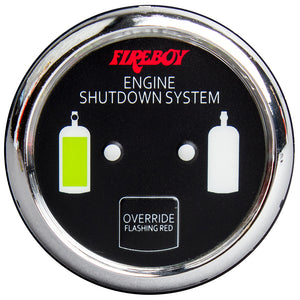 Fireboy-Xintex Deluxe Helm Display w/Gauge Body, LED  Color Graphics f/Engine Shutdown System - Chrome Bezel Display [DU-RCH-20-R] - BuoyMart.com  Fume Detectors Fireboy-Xintex