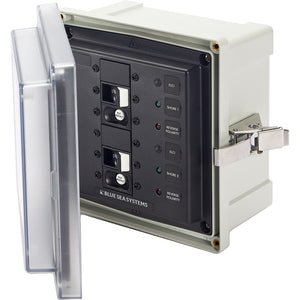 Blue Sea 3117 - SMS Panel Enclosure w/2 ELCI (30A) - 120V AC [3117] - BuoyMart.com  Electrical Panels Blue Sea Systems
