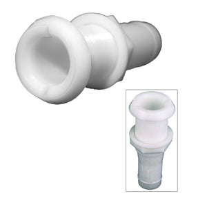Perko 1-1/8" Thru-Hull Fitting f/Hose Narrow Flange - Plastic [0301DP6A] - BuoyMart.com  Thru-Hull Fittings Perko