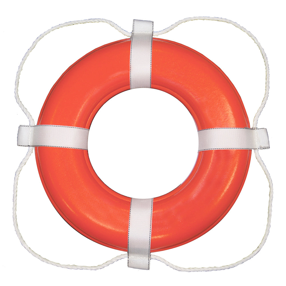 Taylor Made Foam Ring Buoy - 24" - Orange w/White Grab Line [364] - BuoyMart.com  Personal Flotation Devices Taylor Made