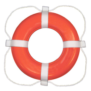 Taylor Made Foam Ring Buoy - 30" - Orange w/White Grab Line [383] - BuoyMart.com  Personal Flotation Devices Taylor Made