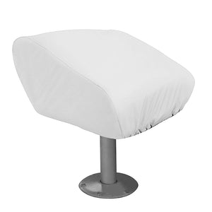 Taylor Made Folding Pedestal Boat Seat Cover - Vinyl White [40220] - BuoyMart.com  Winter Covers Taylor Made