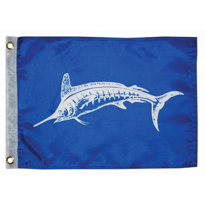 Taylor Made 12" x 18" White Marlin Flag [3018] - BuoyMart.com  Accessories Taylor Made