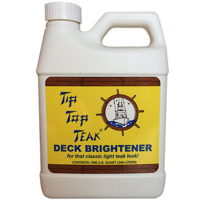 Tip Top Teak Deck Brightener - Quart [TB 3001] - BuoyMart.com  Teak Tip Top Teak