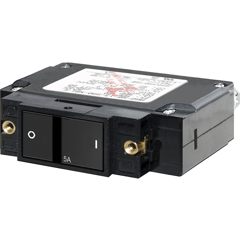 Blue Sea 7540 C-Series Flat Rocker Circuit Breaker - Single Pole - 5A [7540] - BuoyMart.com  Circuit Breakers Blue Sea Systems