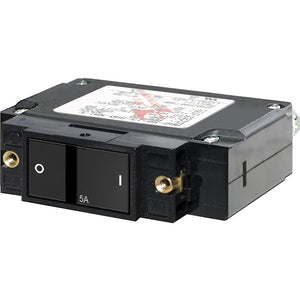 Blue Sea 7540 C-Series Flat Rocker Circuit Breaker - Single Pole - 5A [7540] - BuoyMart.com  Circuit Breakers Blue Sea Systems