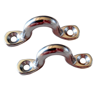 Taylor Made Eye Strap Chrome Zamak - Pair [1225] - BuoyMart.com  Bimini Top Fittings Taylor Made