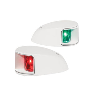 Hella Marine NaviLED Deck Mount Port & Starboard Pair - 2nm - Clear Lens/White Housing [980620911] - BuoyMart.com  Navigation Lights Hella Marine