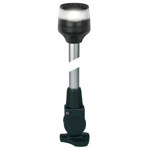 Hella Marine NaviLED 360 Compact All Round Lamp - 2nm - 12" Fold Down Base - Black [980960301] - BuoyMart.com  Navigation Lights Hella Marine
