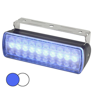 Hella Marine Sea Hawk XL Dual Color LED Floodlights - Blue/White LED - Black Housing [980950061] - BuoyMart.com  Flood/Spreader Lights Hella Marine
