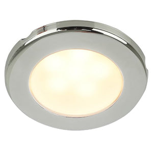 Hella Marine EuroLED 75 3" Round Screw Mount Down Light - Warm White LED - Stainless Steel Rim - 12V [958109021] - BuoyMart.com  Dome/Down Lights Hella Marine