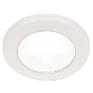 Hella Marine EuroLED 75 3" Round Screw Mount Down Light - White LED - White Plastic Rim - 12V [958110011] - BuoyMart.com  Dome/Down Lights Hella Marine