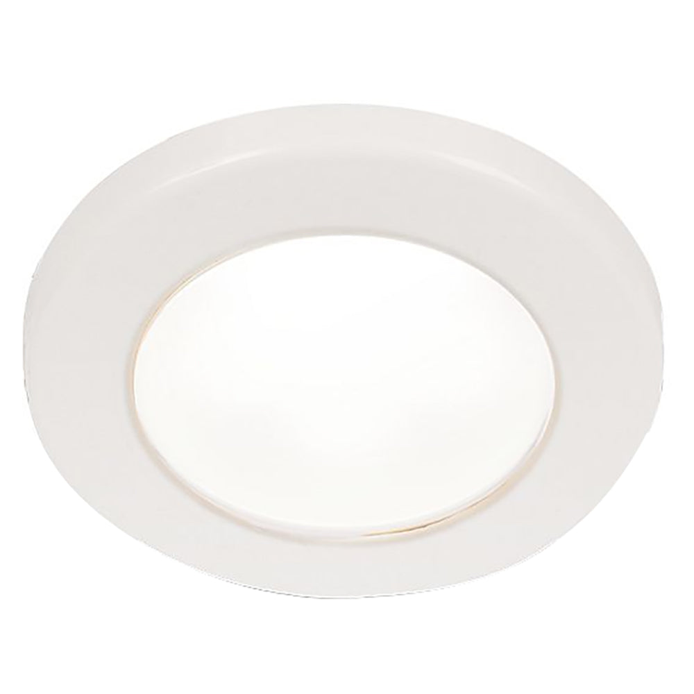 Hella Marine EuroLED 75 3" Round Screw Mount Down Light - White LED - White Plastic Rim - 24V [958110111] - BuoyMart.com  Dome/Down Lights Hella Marine