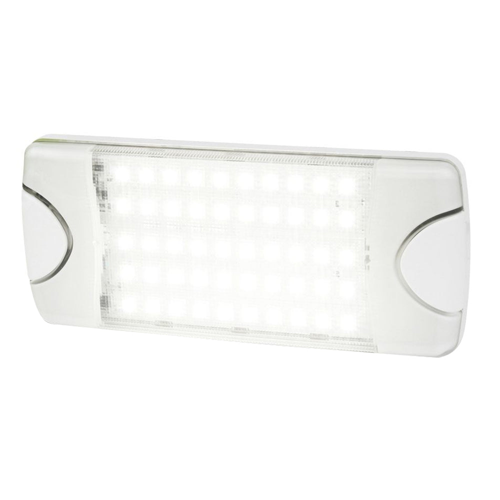 Hella Marine DuraLED 50 Low Profile Interior/Exterior Lamp - White LED Spreader Beam [980629001] - BuoyMart.com  Interior / Courtesy Light Hella Marine