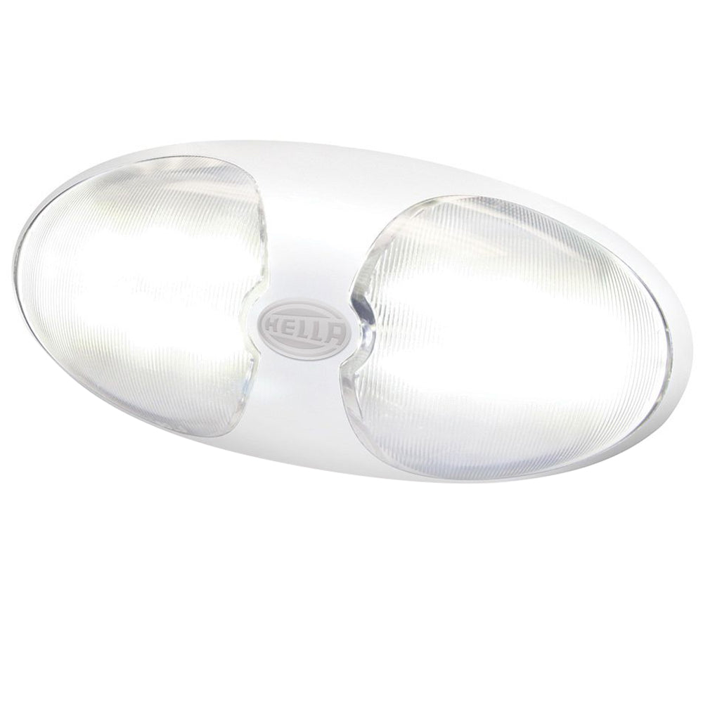 Hella Marine DuraLED 12 Interior/Exterior Lamp - White LED - White Housing [959700101] - BuoyMart.com  Interior / Courtesy Light Hella Marine