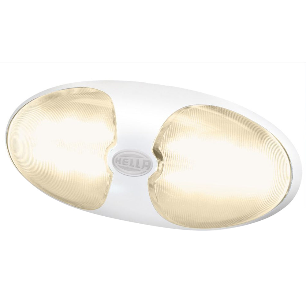 Hella Marine DuraLED 12 Interior/Exterior Lamp - Warm White LED - White Housing [959700701] - BuoyMart.com  Interior / Courtesy Light Hella Marine