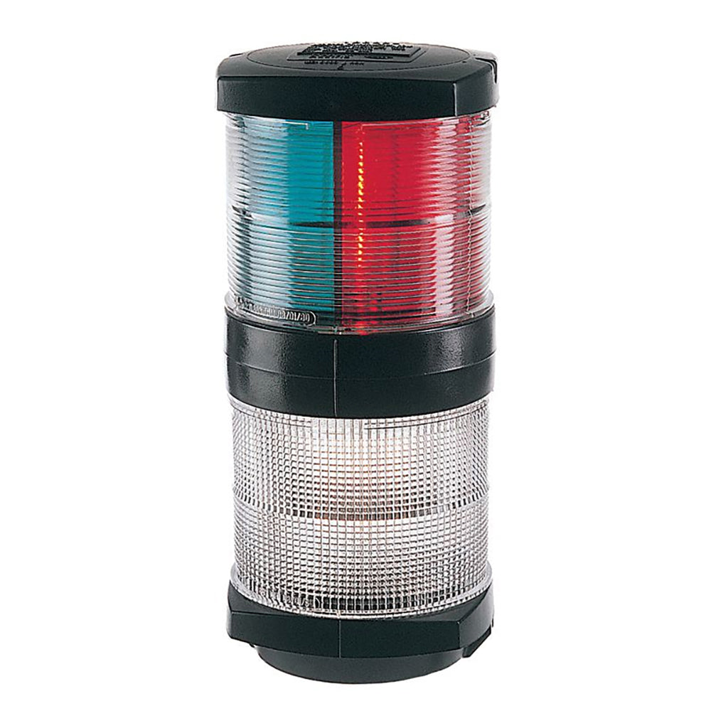Hella Marine Tri-Color Navigation Light/Anchor Navigation Lamp- Incandescent - 2nm - Black Housing - 12V [002984601] - BuoyMart.com  Navigation Lights Hella Marine