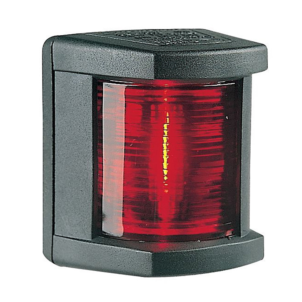 Hella Marine Port Navigation Lamp- Incandescent - 1nm - Black Housing - 12V [003562035] - BuoyMart.com  Navigation Lights Hella Marine