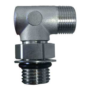 Uflex90 Adjustable Fitting f/Back of UP Series Helms ORB 6 to 3/8" COMP [AF90] - BuoyMart.com  Steering Systems Uflex USA
