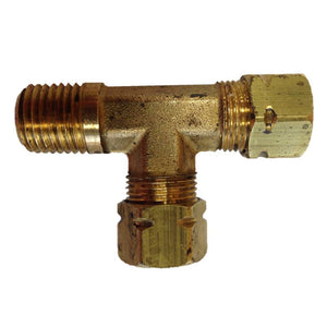Uflex Male Run T-Fitting - 3/8" x 3/8" Tube x 1/4" NPT [171CA-6-4] - BuoyMart.com  Steering Systems Uflex USA