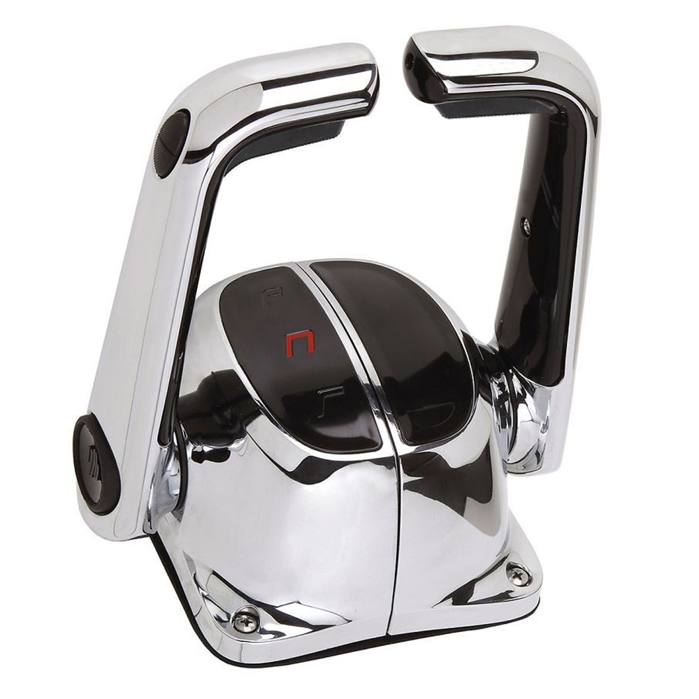 UflexTwin Lever Top Mount Control w/Neutral Lock  Trim Switch - Chrome [B502CHT/L] - BuoyMart.com  Engine Controls Uflex USA