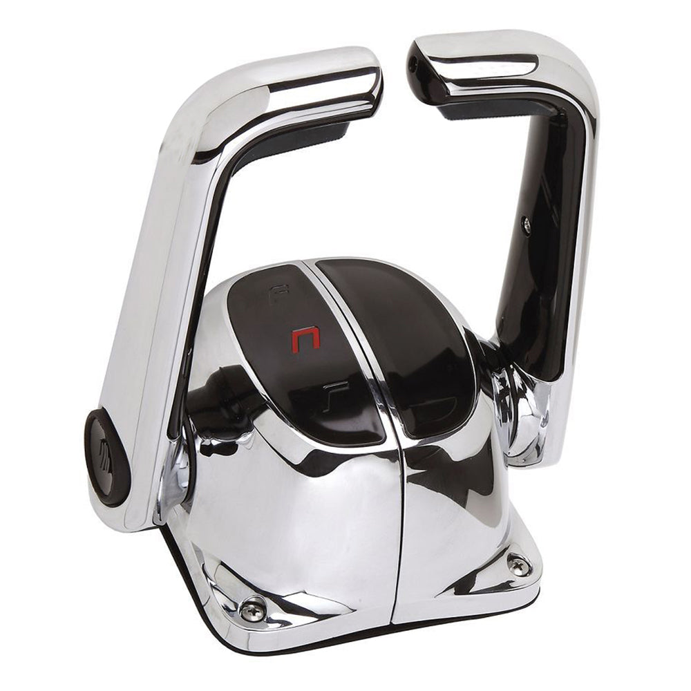 UflexTwin Lever Top Mount Control w/Neutral Lock - No Trim Switch - Chrome [B502CH/L] - BuoyMart.com  Engine Controls Uflex USA
