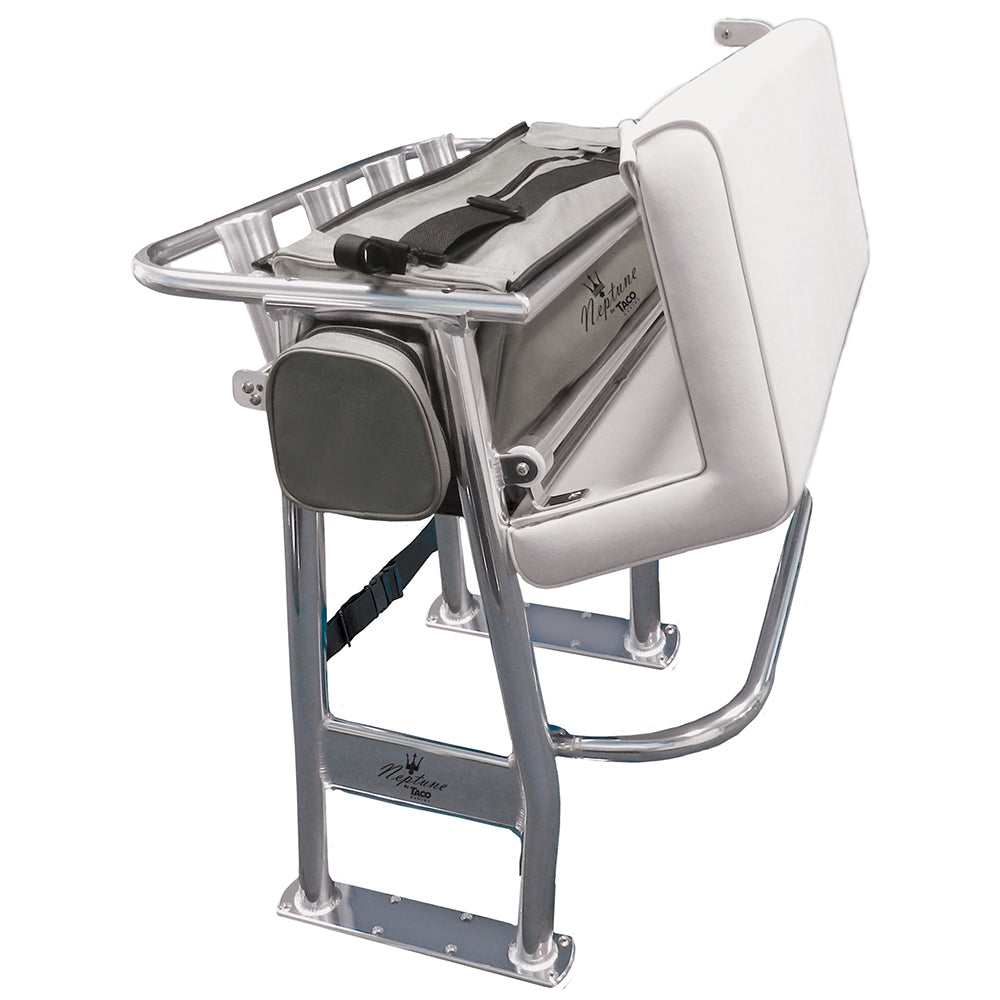 TACO Neptune II Leaning Post w/Tackle Storage Bag [L10-1003-1] - BuoyMart.com  Seating TACO Marine