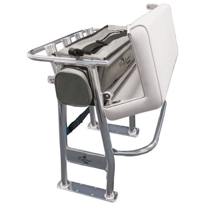 TACO Neptune II Leaning Post w/Tackle Storage Bag [L10-1003-1] - BuoyMart.com  Seating TACO Marine