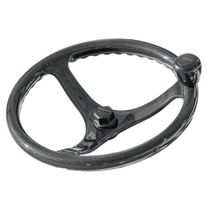 Edson EC3 Elite Carbon 13" ComfortGrip PowerWheel - Carbon Fiber - 3-Spoke [1710C-13C-KIT] Edson Marine
