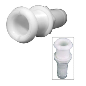 Perko 3/4" Thru-Hull Fitting f/Hose - Plastic Narrow Flange [0301DP5] - BuoyMart.com  Thru-Hull Fittings Perko