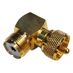Shakespeare Right Angle Connector - PL-259 to SO-239 Adapter [RA-259-239-G] - BuoyMart.com  Accessories Shakespeare