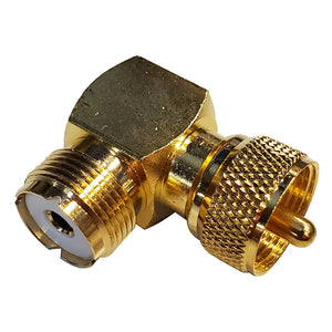 Shakespeare Right Angle Connector - PL-259 to SO-239 Adapter [RA-259-239-G] - BuoyMart.com  Accessories Shakespeare
