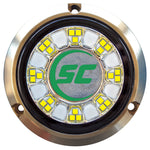 Shadow-Caster SCR-24 Bronze Underwater Light - 24 LEDs - Aqua Green [SCR-24-AG-BZ-10] - BuoyMart.com  Underwater Lighting Shadow-Caster LED Lighting