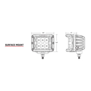 RIGID Industries D-SS Series PRO Flood LED Surface Mount - Pair - Black [262113] - BuoyMart.com  Flood/Spreader Lights RIGID Industries