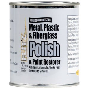 Flitz Metal, Plastic  Fiberglass Polish Paste - 1.0lb [CA 03516-6] - BuoyMart.com  Cleaning Flitz