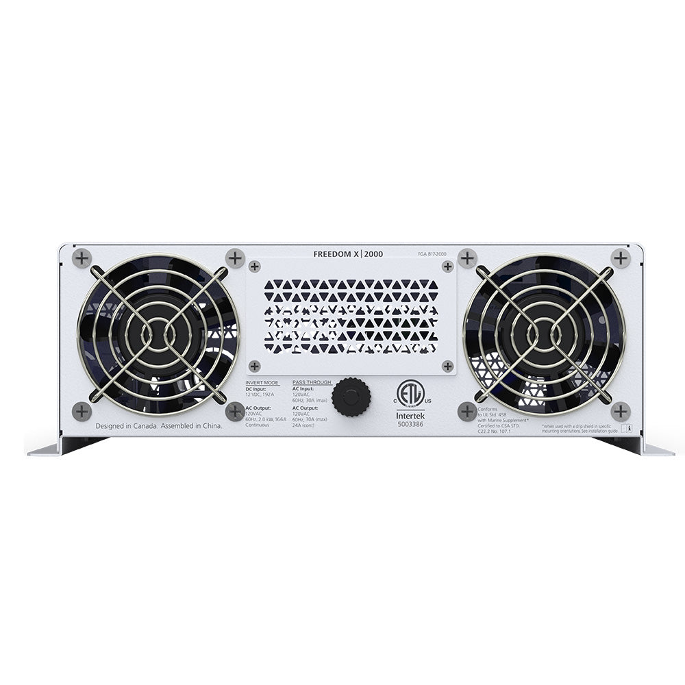 Xantrex Freedom X 2000 True Sine Wave Power Inverter - 12VDC - 120VAC - 2000W [817-2000] - BuoyMart.com  Inverters Xantrex