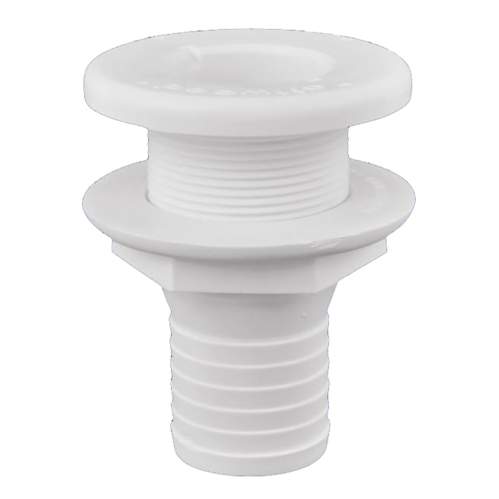 Attwood Plastic Thru-Hull Fitting - 1-1/2" - White [3875-3] - BuoyMart.com  Thru-Hull Fittings Attwood Marine