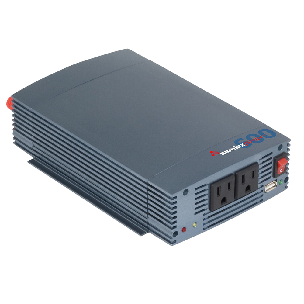 Samlex 600W Pure Sine Wave Inverter - 12V w/USB Charging Port [SSW-600-12A] - BuoyMart.com  Inverters Samlex America
