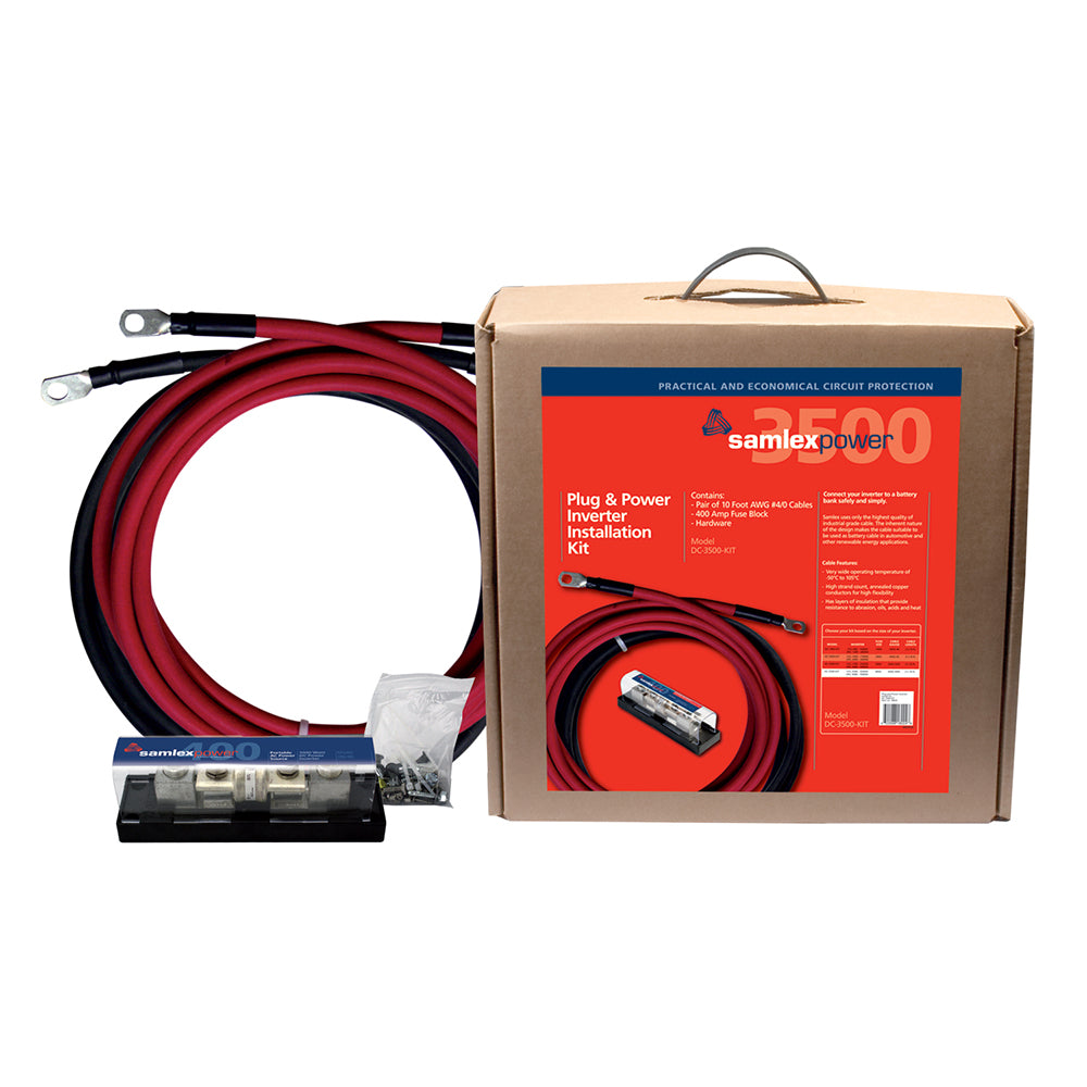 Samlex 400A Inverter Installation Kit f/3500W Inverter [DC-3500-KIT] - BuoyMart.com  Accessories Samlex America