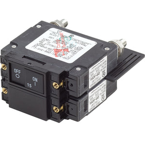 Blue Sea 7462 UL-489 Circuit Breaker - 15A Flat Rocker [7462] - BuoyMart.com  Circuit Breakers Blue Sea Systems