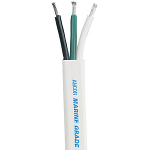 Ancor White Triplex Cable - 14/3 AWG - 500 [131550] - BuoyMart.com  Wire Ancor