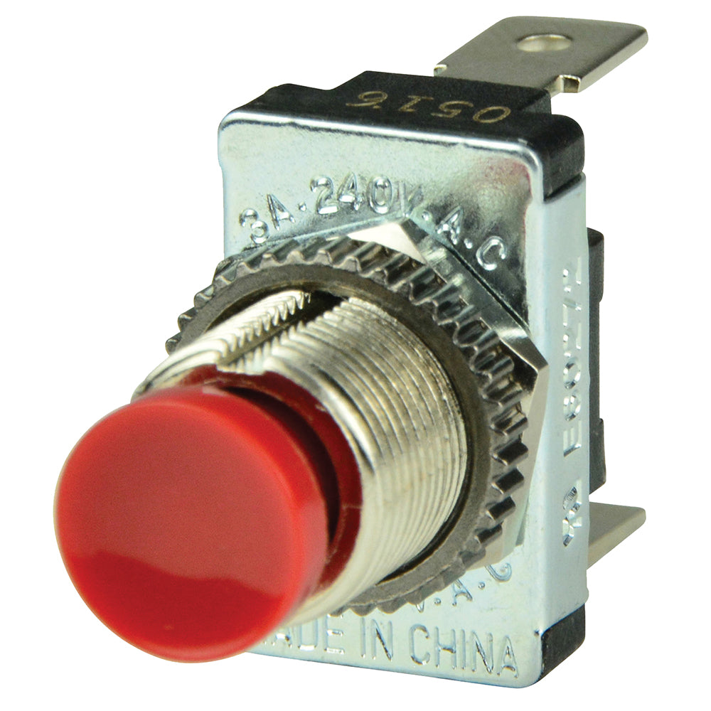 BEP Red SPST Momentary Contact Switch - OFF/(ON) [1001401] - BuoyMart.com  Switches & Accessories BEP Marine