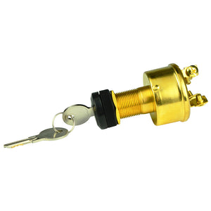 BEP 4-Position Brass Ignition Switch - Accessory/OFF/Ignition  Accessory/Start [1001609] - BuoyMart.com  Switches & Accessories BEP Marine