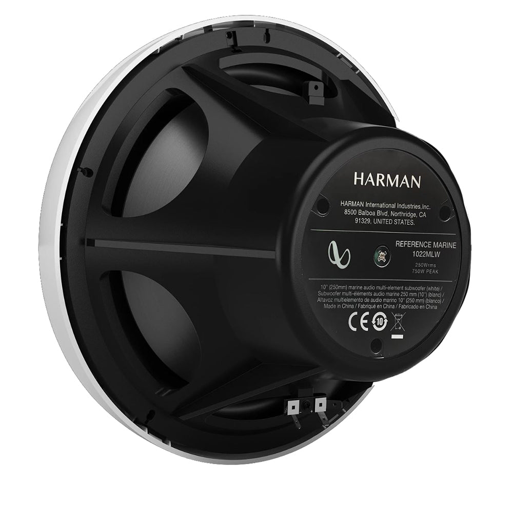 Infinity 10" Marine RGB Reference Series Subwoofer - White [INF1022MLW] - BuoyMart.com  Subwoofers Infinity