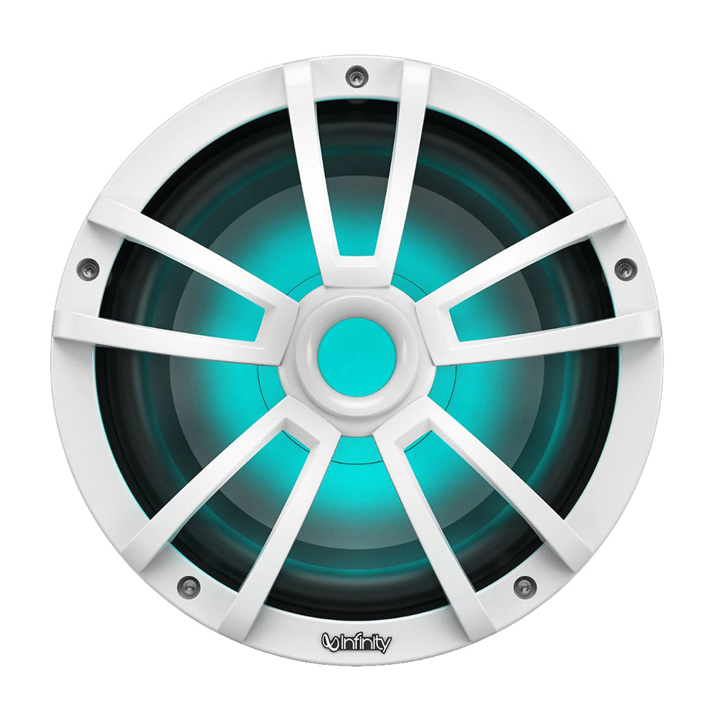 Infinity 10" Marine RGB Reference Series Subwoofer - White [INF1022MLW] - BuoyMart.com  Subwoofers Infinity