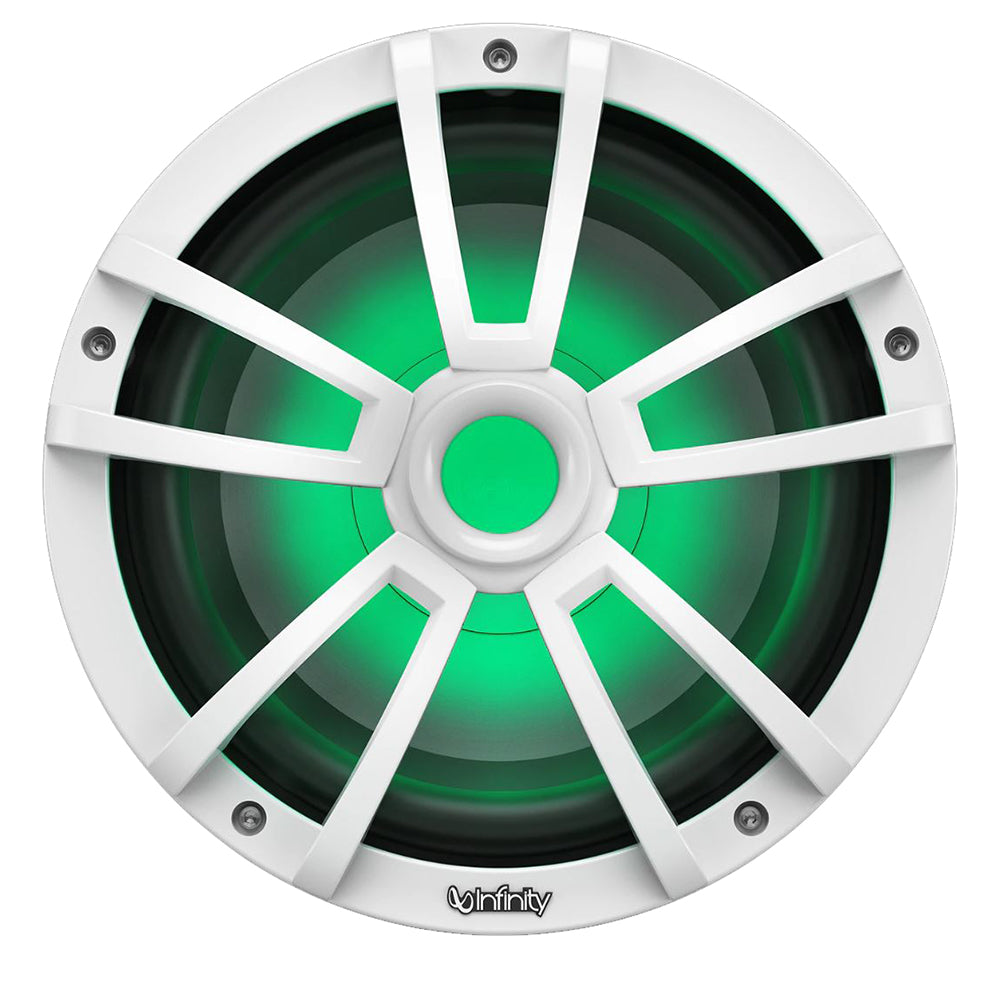 Infinity 10" Marine RGB Reference Series Subwoofer - White [INF1022MLW] - BuoyMart.com  Subwoofers Infinity
