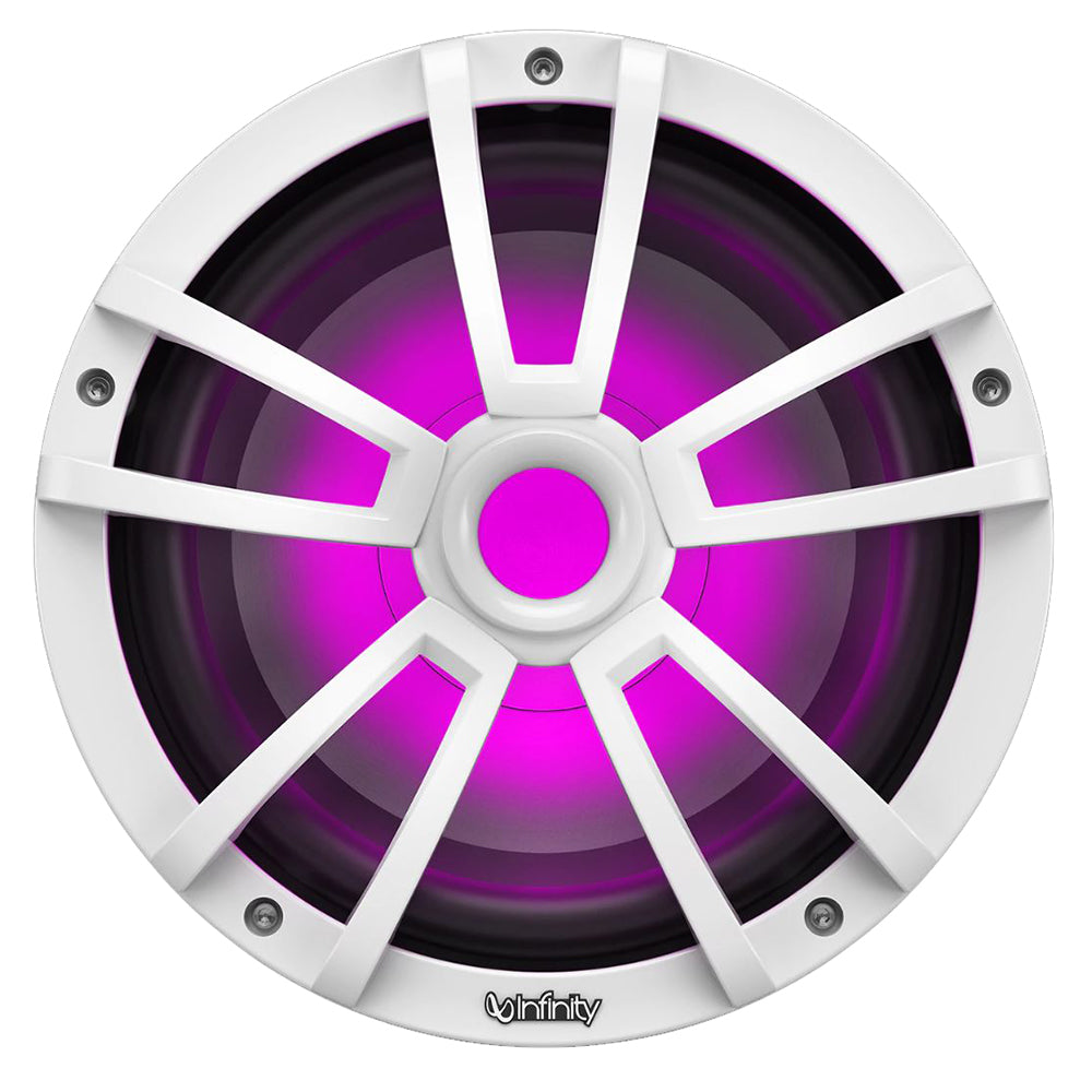 Infinity 10" Marine RGB Reference Series Subwoofer - White [INF1022MLW] - BuoyMart.com  Subwoofers Infinity
