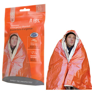 S.O.L. Survive Outdoors Longer Emergency Blanket [0140-1222] SOL Survive Outdoors Longer